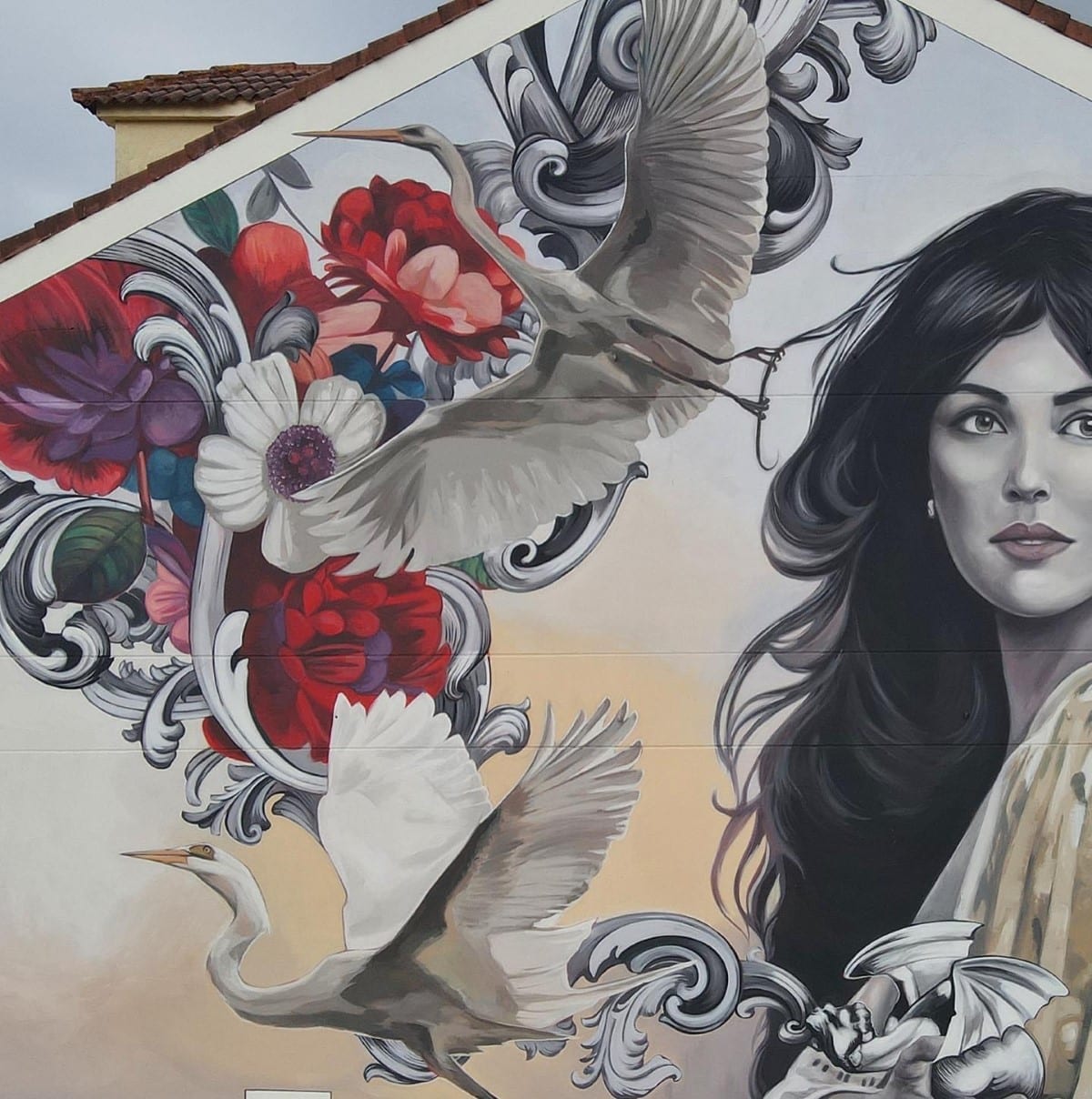 Detail of Mural by Lula Goce