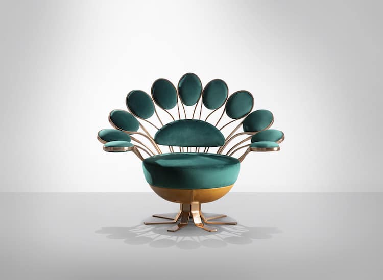 Peacock Chair by Marc Ange