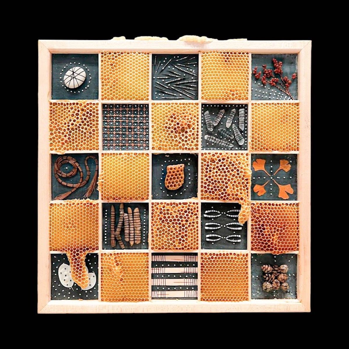 Bee Collaboration Art by Ava Roth