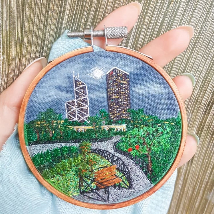 Maria Zamyatina Travel Embroidery