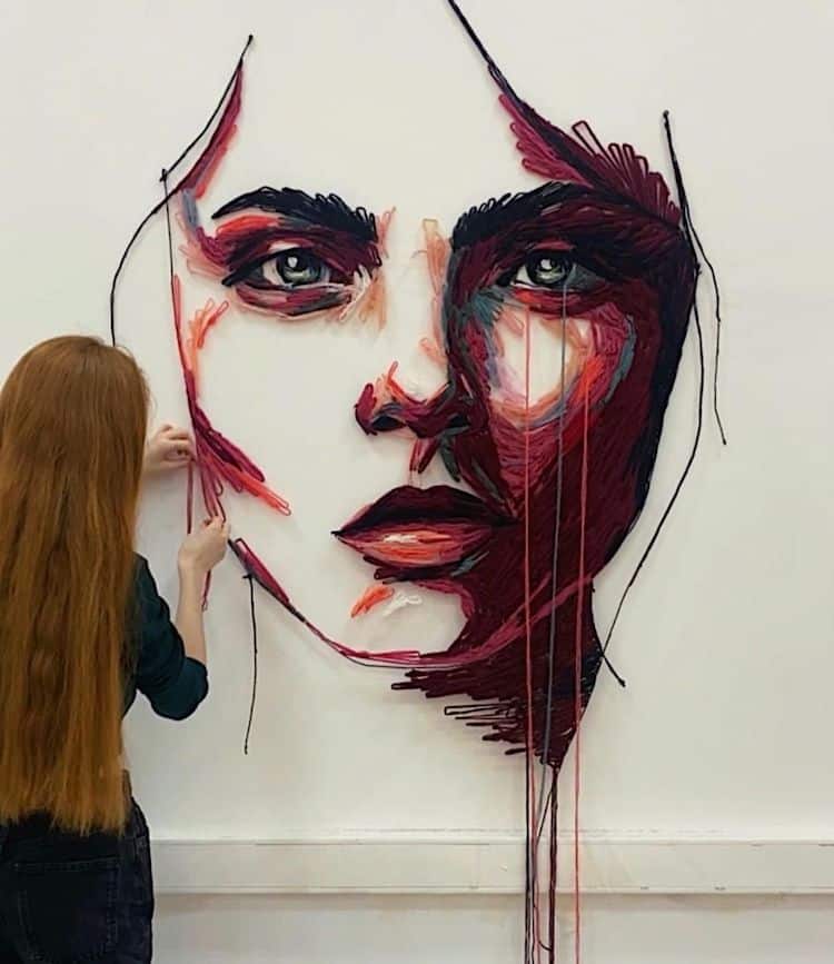 Embroidery Art by Katerina Marchenko