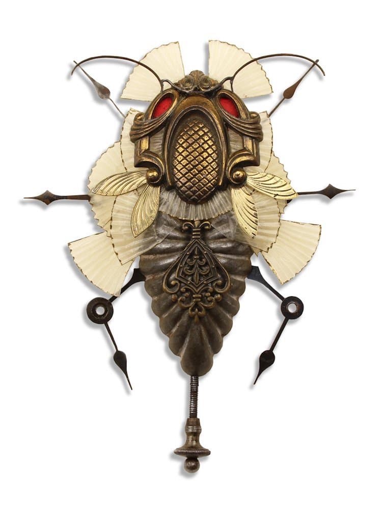 Upcycled Sculptures of Bugs by Mark Oliver