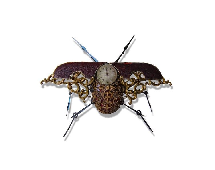 Upcycled Sculptures of Bugs by Mark Oliver