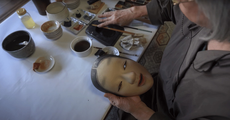 Traditional Noh Mask Making