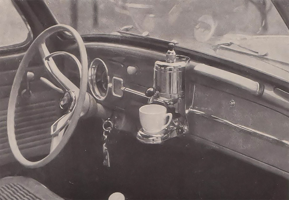 The Hertella Auto Kaffeemachine, a VW Beetle Accessory from 1959 » Design You Trust