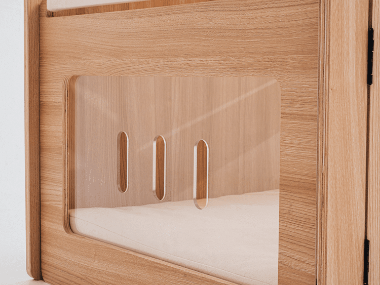 - ViralBandit Wooffy Modern Dog House