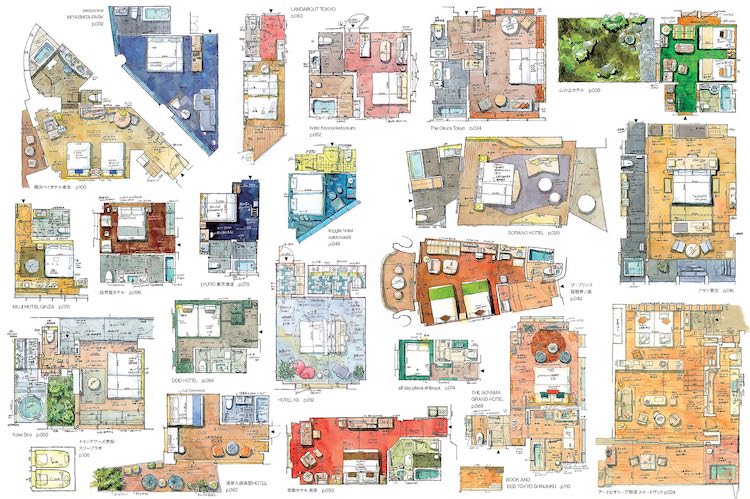 - ViralBandit Illustrations of Japanese Hotels by Kei Endo