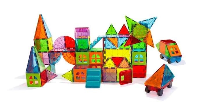 Magnet Neon Colored Building Tiles