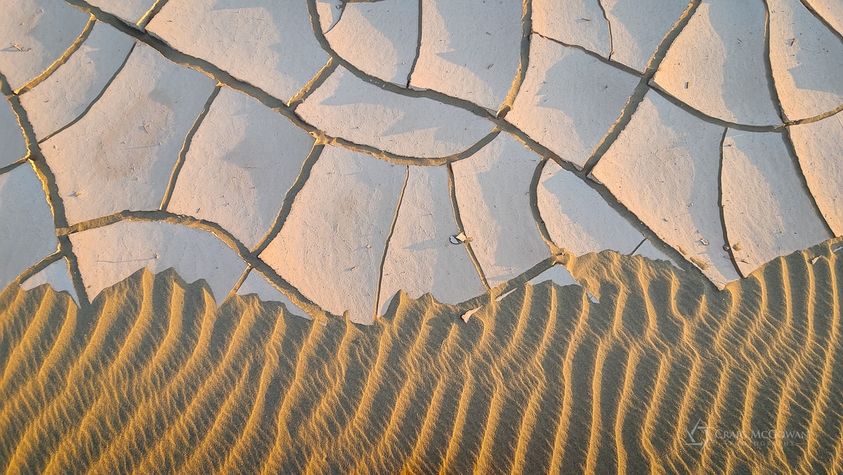 Aerial view of Death Valley by Craig McGowan