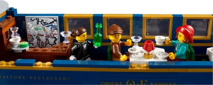 lego orient express train set