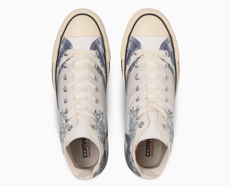 Great Wave Converse Shoes