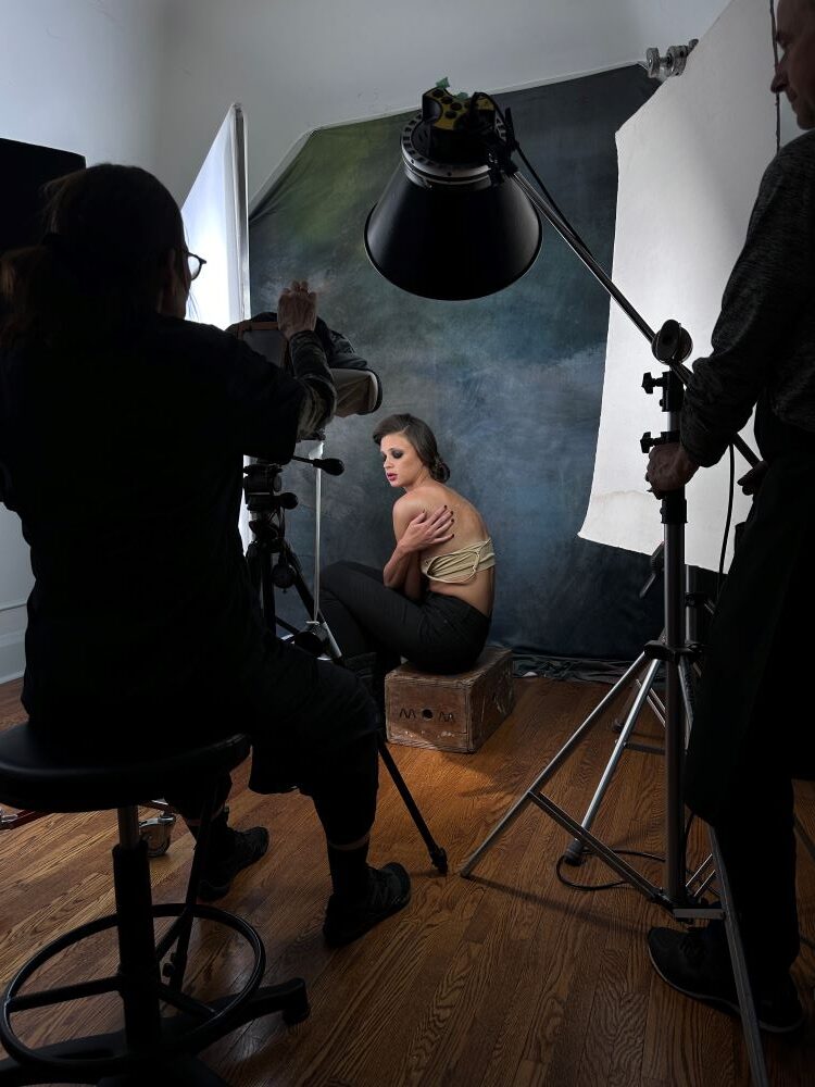 Behind the Scenes of Wet Collodion Photo Shoot by Barbara Cole