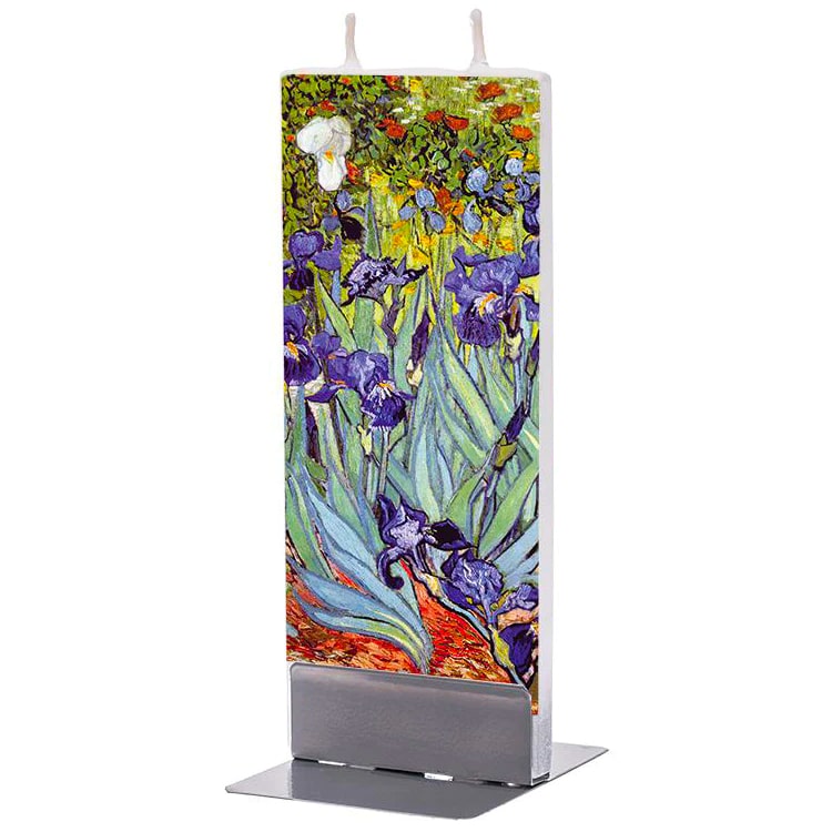 Van Gogh Irises Candle by Flatyz