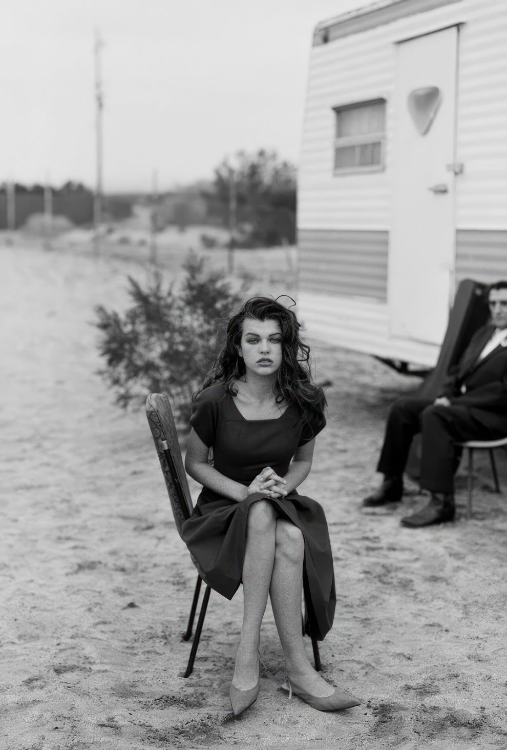 Milla Jovovich Harry Dean Stanton 3 