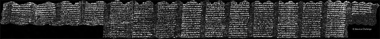 Ancient Scroll Burned by Vesuvius Is Now Readable