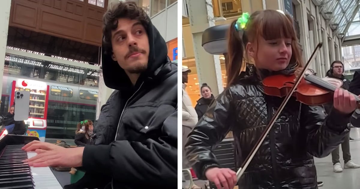 9-Year-Old Is Joined by a Pianist to Play “Carol of the Bells”