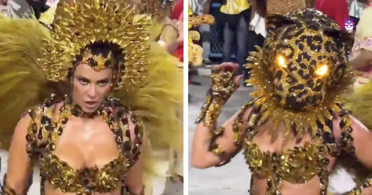 This Rio Carnival Costume Transforms a Dancer Into a Jaguar