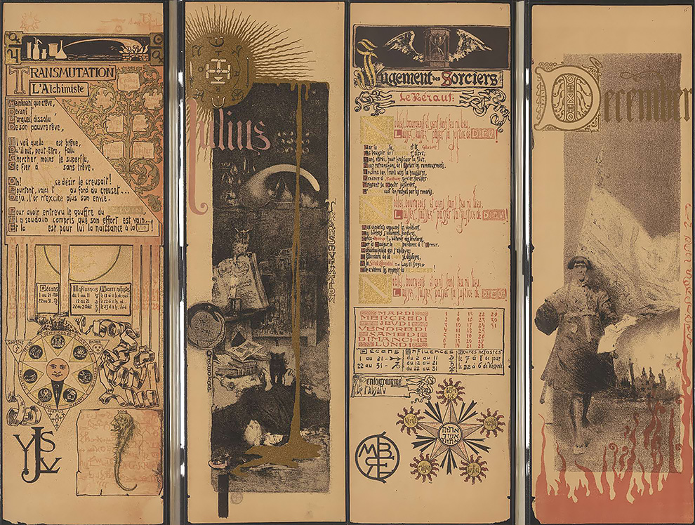 Vinatge Occultist Calendar with Incredible Illustrations by Manuel Orazi » Design You Trust