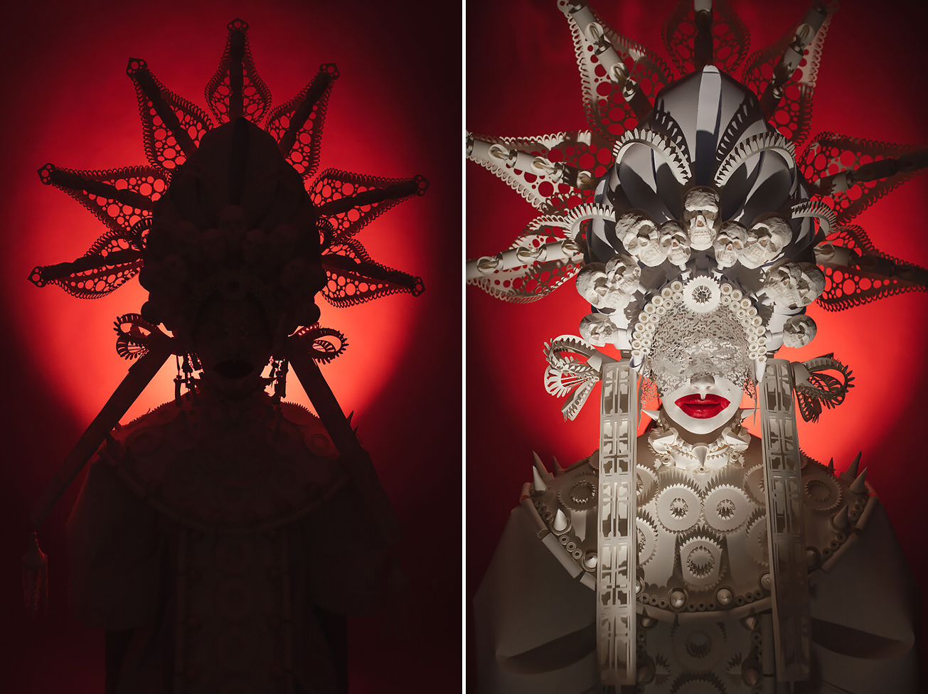 Paper Artist Created A Paper Costume Inspired By War » Design You Trust