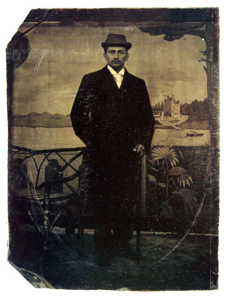 Tintype Photograph of A Nicely Dressed Man