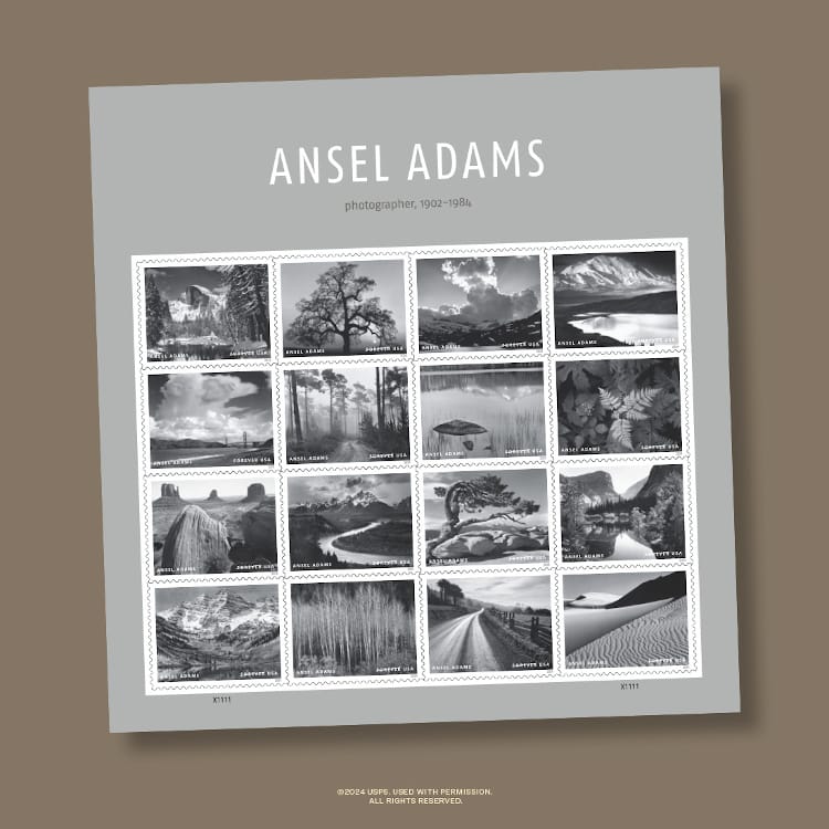 USPS Ansel Adams stamps